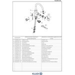 Kludi Spültisch-Einhandmischer E-GO DN 15 el. 6 V Lithium Bat tiefmattschwar