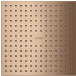 Kopfbrause 250/250 1jet AXOR Montage Decke-Aufputz brushed red gold