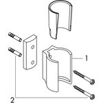 Brausehalter AXOR STARCK brushed nickel