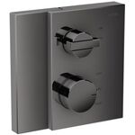 Fertigmontageset AXOR EDGE f UP-Thermostat m Abspv pol. black chrom