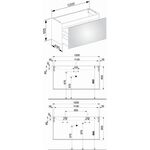 Keuco Waschtischunterbau X-LINE 1200x605x490mm vulkanit
