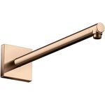 HG Brausearm AXOR 390mm, DN 15, eckig polished red gold
