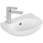 V&B Handwaschbecken O.NOVO 360x275mm HL li mit ÜL weiß C+