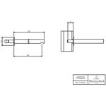 V&B Wannenauslauf LOOP & FRIENDS 60x60x225mm, rund matt black