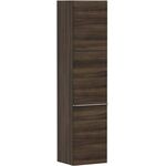 HG Hochschrank Xelu Q 1650x400x350mm NB dunkel Griff chrom