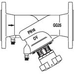 OV Strangregulierventil Hydrocontrol VFC PN 16 GG Flanschanschluss ANSI DN 150