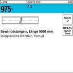 Gewindestange DIN 975 M8x 1000mm A 2 1 Stück