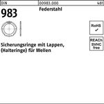Sicherungsring DIN 983 Lappen 45x 1,75 Federstahl 100 Stück - VPE: 100