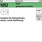 Unterlegscheibe DIN 1052 rund 14x 58x 6 Stahl galv.verz. 50 Stück - VPE: 50