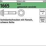 Sechskantschraube EN 1665 Flansch M8x 30 8.8 galv.verz. 200 Stück - VPE: 200