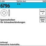 Spannscheibe DIN 6796 6x 14x 1,5 A 4 100 Stück - VPE: 100