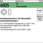 Sechskantmutter DIN 6925 Klemmteil M24 10 flZnnc 480h-L 25St. - VPE: 25