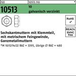 Sechskantmutter ISO 10513/DIN 6925 Klemmteil M10x1 10 galv.verz. 100St. - VPE: 100