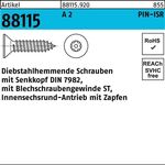 Schraube R 88115 diebstahlh. Seko ISR Zapfen 4,2x 25 A 2 100 Stück - VPE: 100