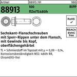 Sechskantflanschschraube R 88913 Sperr-Ripp VG M10x35 100 flZnnc 480h-L 100St. - VPE: 100