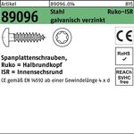 Spanplattenschraube R 89096 HAKO ISR 6x30-T30 Stahl galv.verz. 500St. - VPE: 500