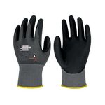 Handschuhe FlexMech 663+ Gr.6 grau/schwarz EN420,EN388,EN407 PSA II HONEYWELL - VPE: 10