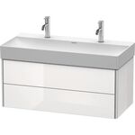 Duravit Waschtischunterbau XSQUARE 984x397x460mm 2 Schubk we hgl ES NB Mi.