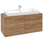 V&B Waschtischunterschrank COLLARO 1200x548x500mm m LED-B. Kansas Oak
