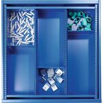 Schubladenunterteilungsmaterial BK 600 Front-H.140mm 2 Längs-/3 Querteiler