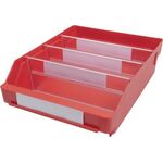 Regalkasten L300xB240xH95mm rot PP