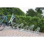 Fahrradbügelparker 2-s.90Grad verz.Anz.Radstände 12 z.Schr.zerlegt