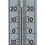 Zimmerthermometer Messber.-30 b.50GradC H206xB35xT15mm Buche TFA - VPE: 10