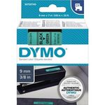 DYMO Schriftbandkassette D1 S0720740 9mmx7m schwarz auf grün