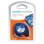 DYMO Schriftbandkassette LetraTag S0721660 12mmx4m schwarz auf weiß