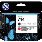 HP Druckkopf F9J88A Nr.744 schwarz/rot