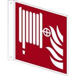 Hinweisschild Löschschlauch ISO 7010/F002 200x200mm PVC