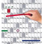 magnetoplan Magnetband 1260506 1mx5mm rot