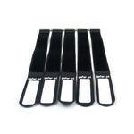 GAFER.PL Kabelbinder Klettverschluss 25x550mm 5er Pack sw