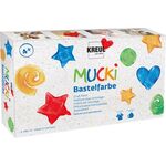 MUCKI Bastelfarben 6er Set