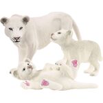 Löwenmutter mit Babys