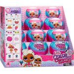 LOL Col.Cha. 2in1 Doll +Lil Sis,sort.Dpy