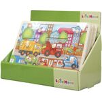 SMH Einlegepuzzle 7-10tlg, 2-f.s.,Displ.