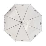 Schirm transparent Vögel auf Draht
