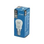 GE Birnenformlampe f- Kühlschrank / Projektorlampe konventionell 15W E-14 klar, 1 Stück