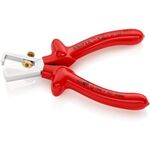 Abisolierzange L.160mm VDE verchr.tauchisol.m.Öffnungsf.KNIPEX