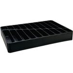 Eins.LOGS 137 H48xB338xT238mm Ku.schwarz 20-fach LOGS - VPE: 6