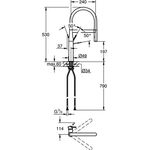 Grohe Einhand-Spültischbatterie ESSENCE 1/2Zoll Metallbrause ha graph gebü