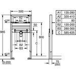 Grohe Waschtisch-Element RAPID SL f Einlochbatterie Schallschutz