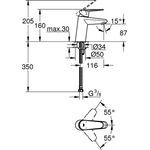 Grohe WT-EHM EURODISC C 1/2Zoll S-Size glatter Körper chr