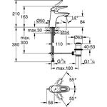 Grohe EH-WTbatt EUROSTYLE 1/2Zoll S-Size chr