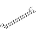 GROHE Doppel-Badetuchhalter Essentials 654mm su-st