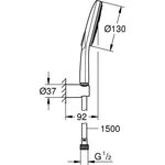 Grohe Wha RAINSHOWER SMARTACTIVE 130 mo wh