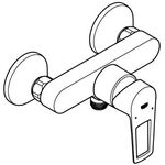Grohe Einhand-Brausebatterie BAULOOP 1/2Zoll chr