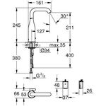 Grohe Infrarot-Elektronik ESSENCE E 1/2Zoll m Mischung 6 V Batterie wa sun