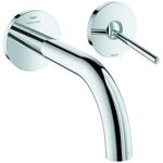 Grohe 2-Loch-WT-Wandbatterie ATRIO FMS, Ausladung 185mm chrom